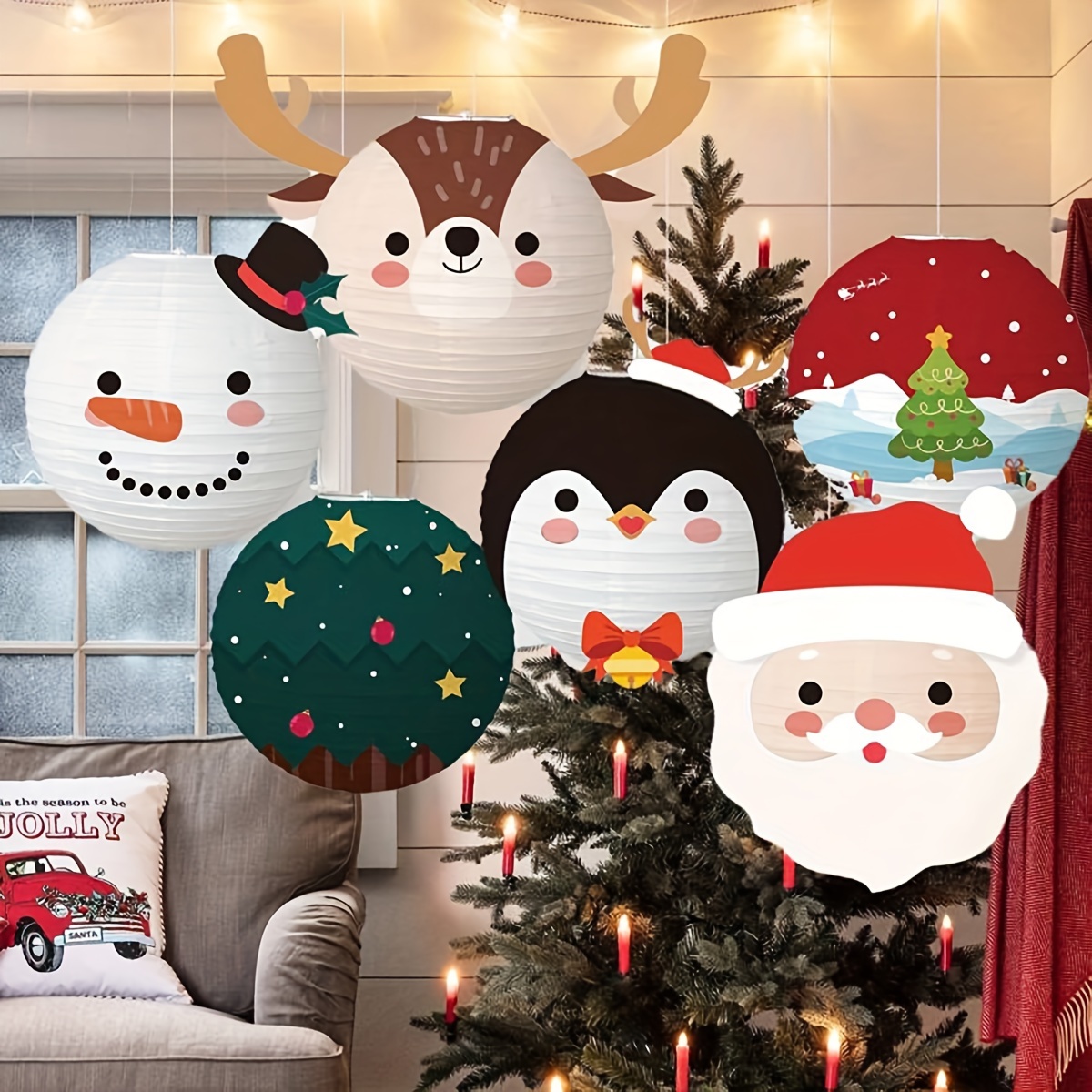 

Set Of 6 Christmas - - & For , For And Party Supplies