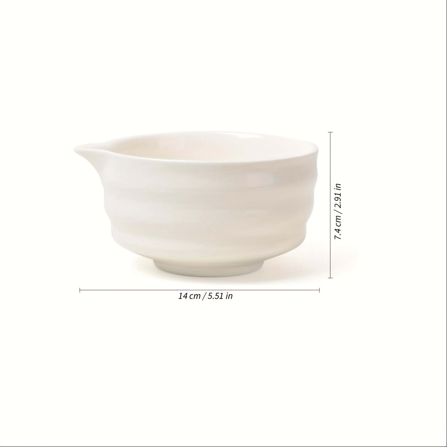Image of 1pc Of White Matcha Tea Set, Japanese Ceramic Bowl Suitable For Home, Office, And Outdoor Tea Drinking; A Perfect Gift For Matcha Lovers, Mother's Day, Valentine's Day, And Christmas