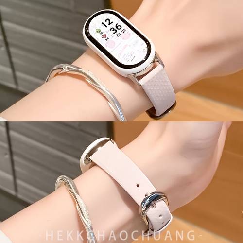 multi functional strap stylish and exquisite retro woven waffle strap design suitable for xiaomi wristband 11 10 9 8 sizes quick design supporting nfc version matching strap additions for couples