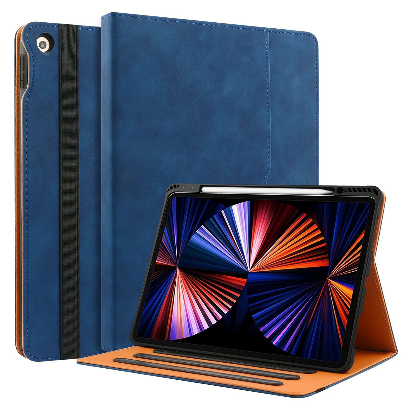 

For Ipad 10th Generation Case, Fits 10th 2022 10.9" Model With Pencil Holder And Card Pocket, Auto Wake/sleep