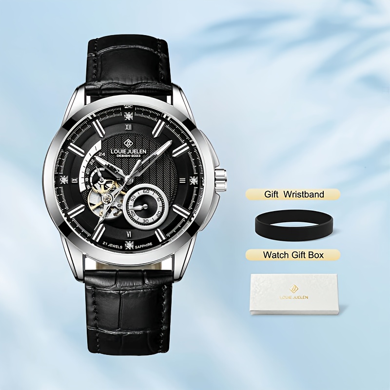 Light Luxury Automatic Mechanical Watch, Unisex , Men's . Perfect Gift For Birthdays, Christmas, Valentine's Day, Thanksgiving, Father's Day, New Year, Luxurious Present For Family, , And Superiors