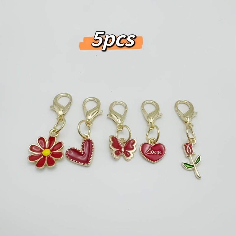 TEMU 5 piezas de hebillas para zapatos con colgante de , forma de con gotero de aceite, hebillas desmontables para zapatos, decoraciones para zapatos