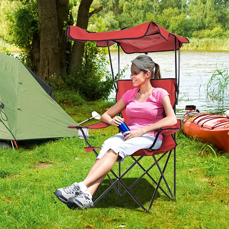 Portable Folding Camping Chair With Backrest - Lightweight Iron Square Stool For Fishing, Art, And Outdoor Adventures, Easy Carry Design For Campers, Camping Accessories