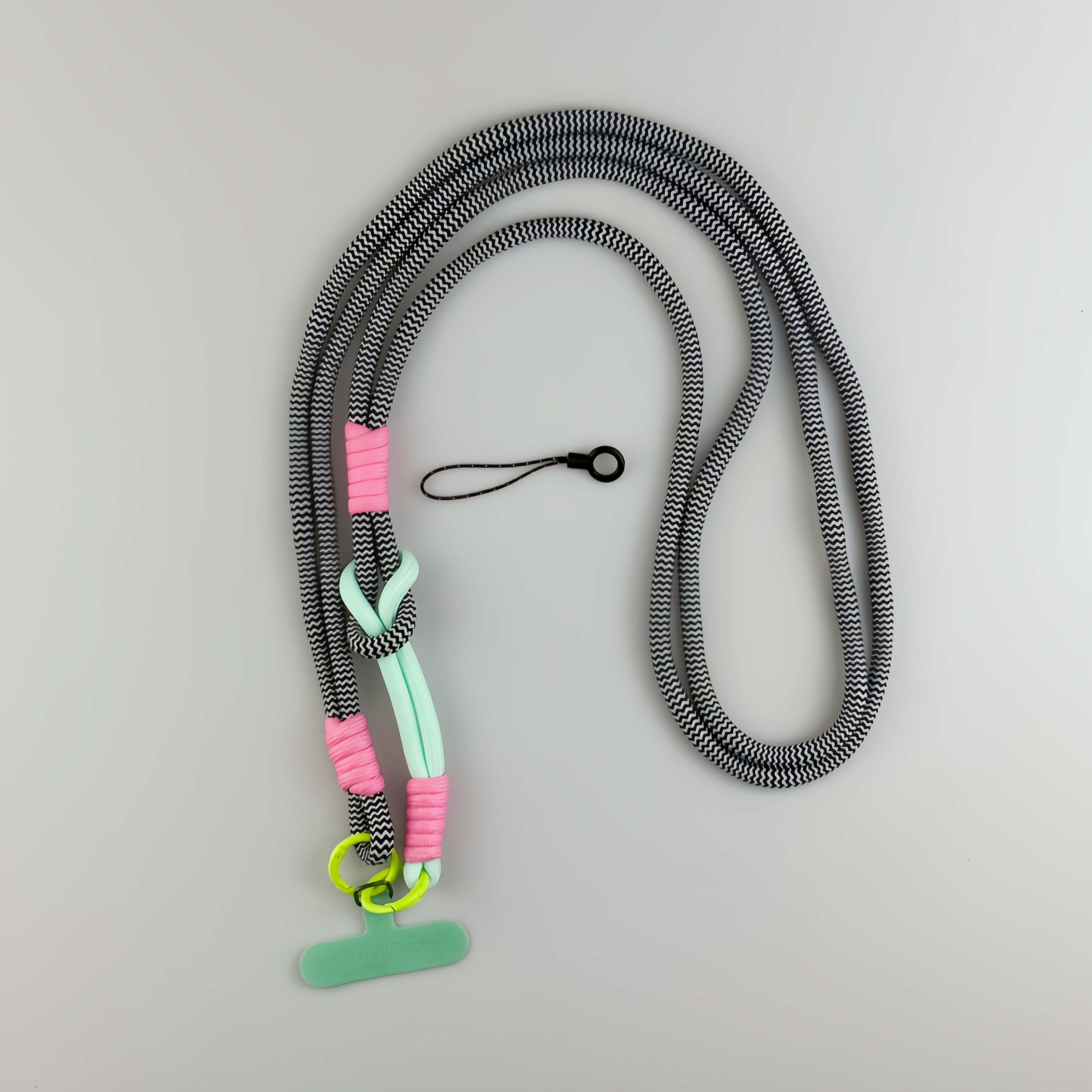 TEMU Sangle de téléphone à bandoulière et à main, sangle amovible, longue -perte, convient aux hommes et aux femmes