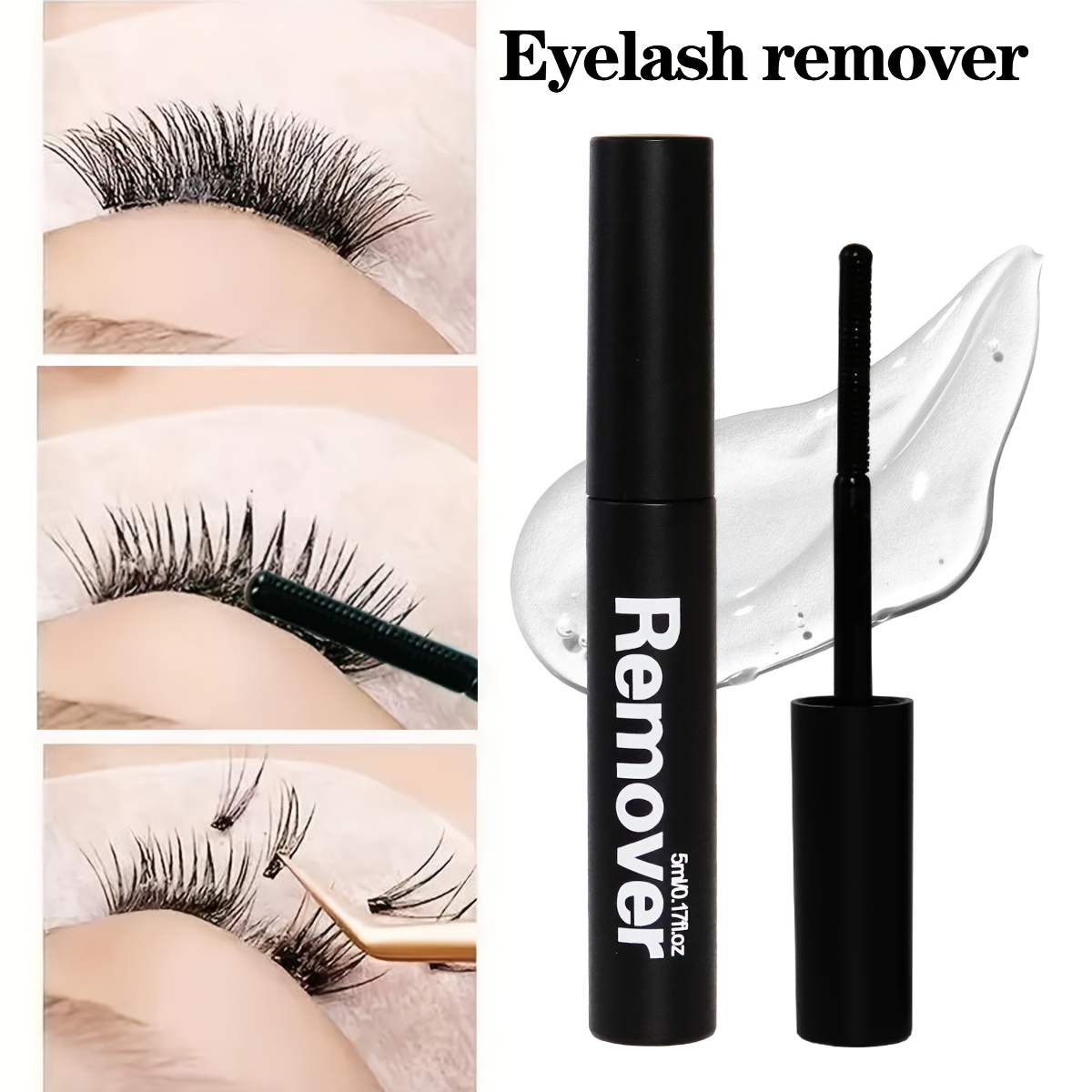 Eyelash Extension Glue Remover For Extensions, Quick Makeup Removal, Non-irritating Single Tube Eyelash Glue Remover