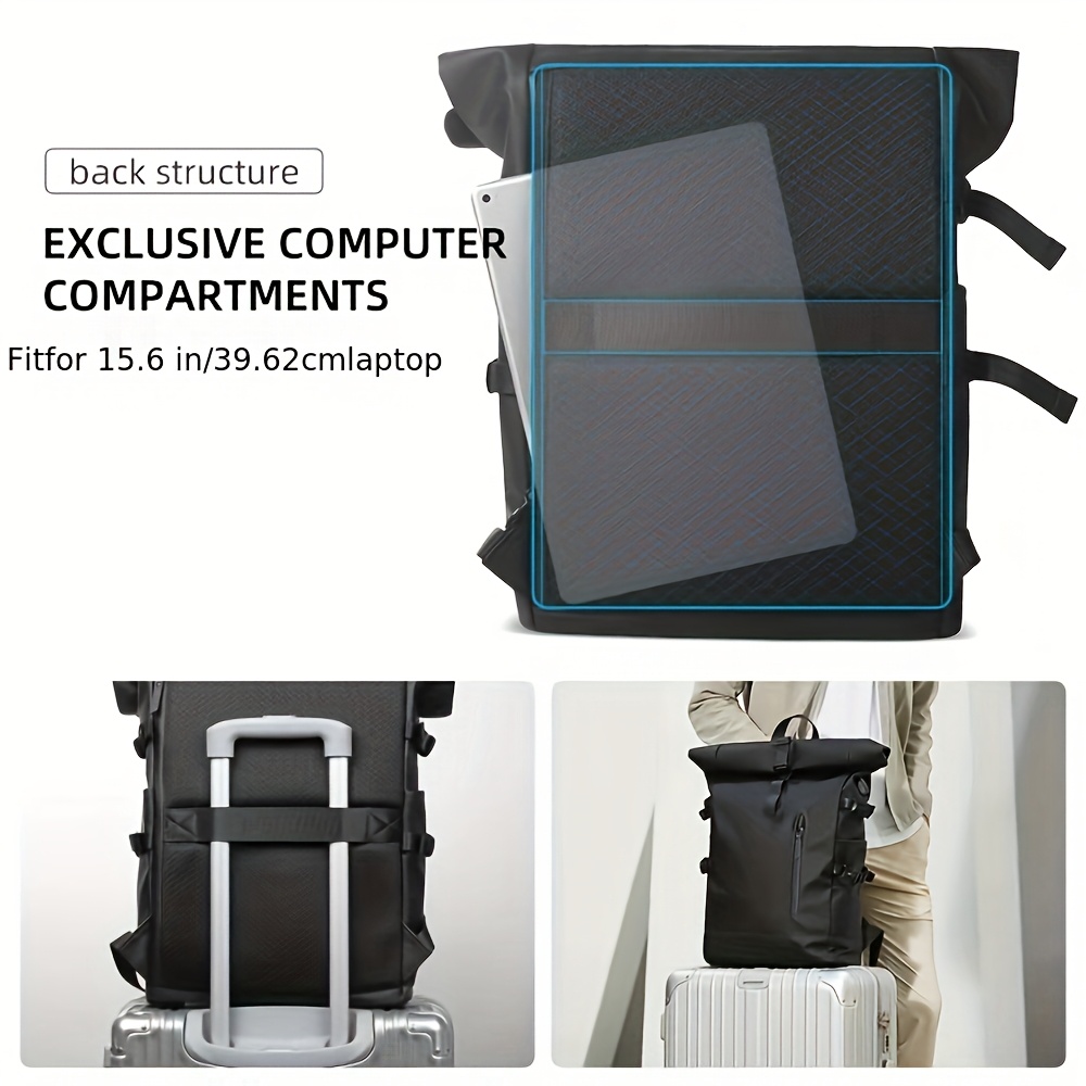 New Large Capacity Unisex Backpack for Men and Women, Commuter Laptop Bag