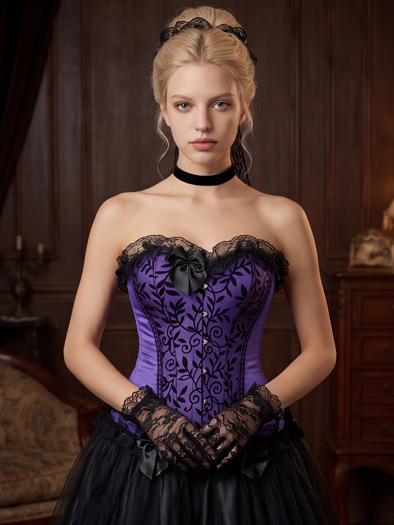 lace up corset sold on Temu United States