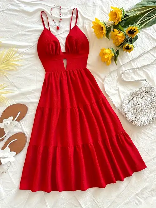 temu red dresses red dress women sold on Temu United States