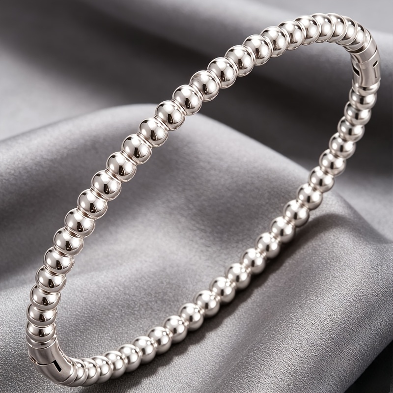 Women's 6pcs Exquisite Stainless Steel Bracelet Set