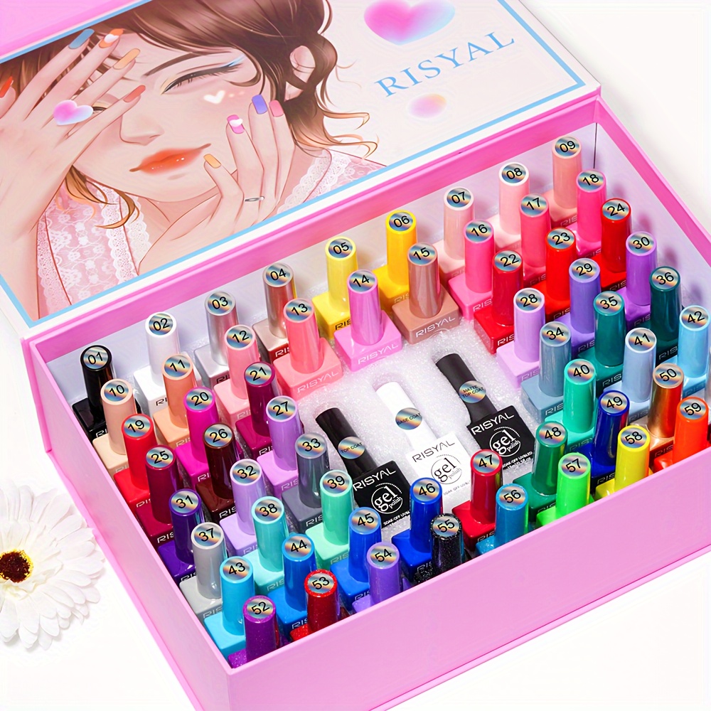 15 Bottles Nail Gel Set 60 Colors Color Gel 1