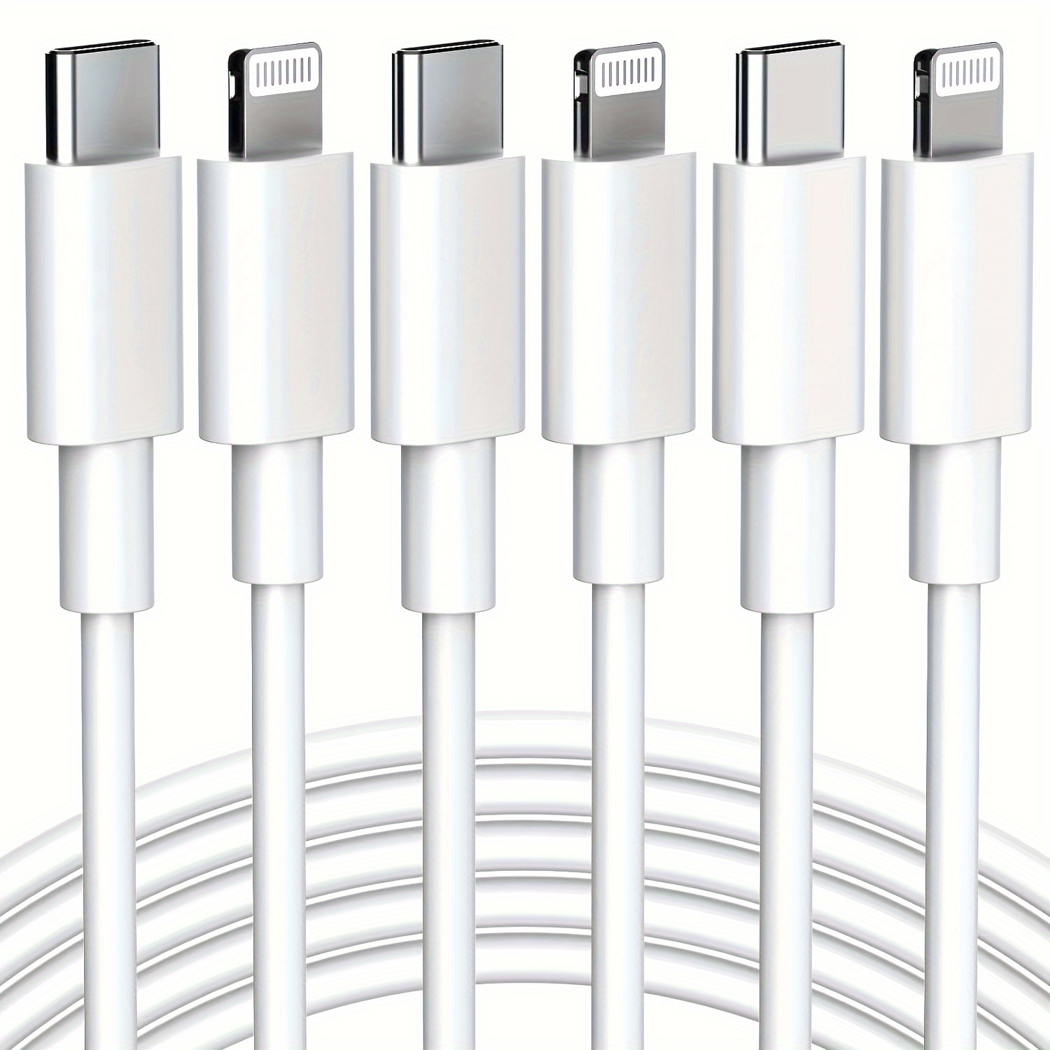 Cargador rápido para iPhone 14, 13, 12, 11 [certificado MFi], cable  Lightning de carga rápida de 10 pies de largo con bloque de cargador USB C  de 20 W