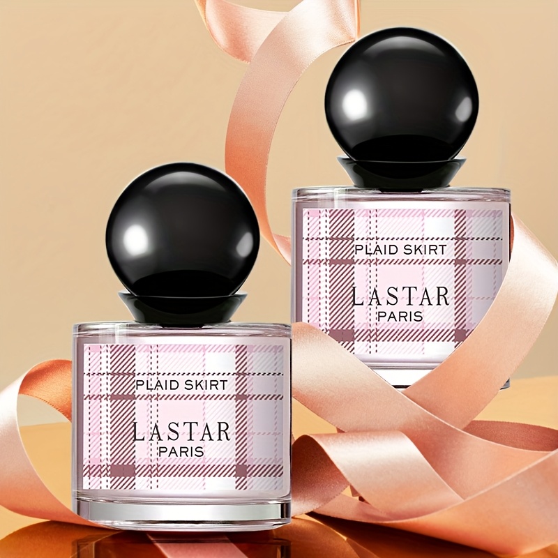 Image of 2 Bottles Of Women's Long-lasting Cologne, Containing Pink Pepper, Orange, Peony, Plum , Notes, Independently Packed, Easy To Carry, For Relatives , Holiday Gifts