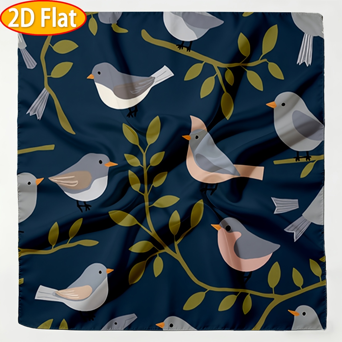 TEMU 1 pieza, Bufanda para mujer, Aves , Bufanda cuadrada decorativa temática, Ropa casual, Reutilizable, Adecuada para, Viajes, Uso diario, Navidad,