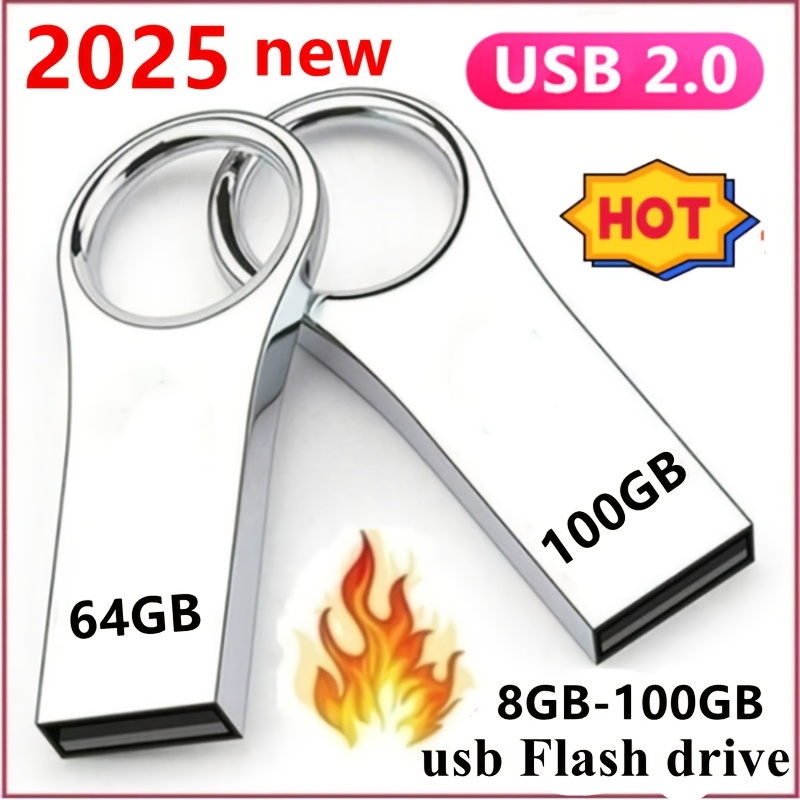 

2025 Big Promotion: Capacity Metal Usb 2.0 Flash Drive Pen Drive Usb Stick U Disk Is Suitable For All Kinds Of Products With Usb Interface