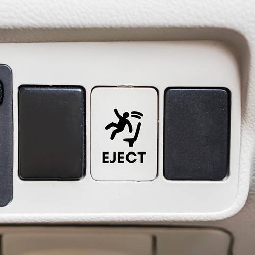 set of 2 button stickers for empty car buttons humorous car accessories for men video game decals for vehicles prank gift for car enthusiasts christmas decorations