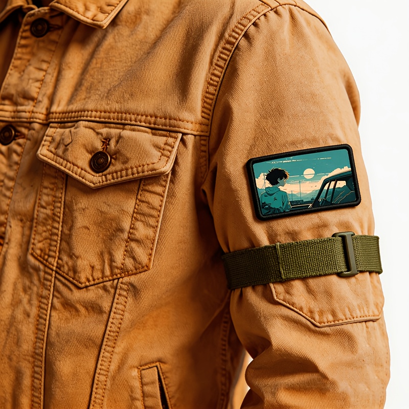 TEMU Diy Custom Rectangular Patches &ndash; The For Decorating Hats, Backpacks, And T-shirts; High-quality Appliques Incorporating Personalized