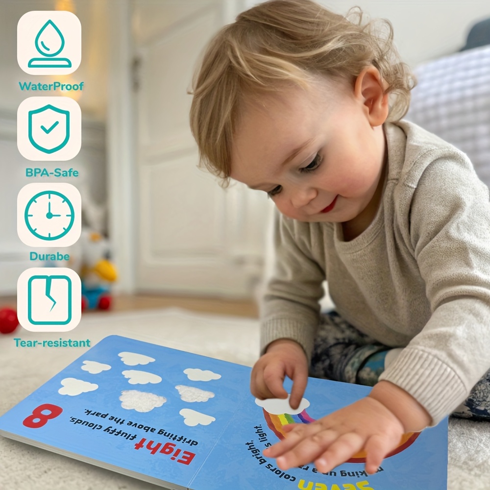 Number 123 Children's Touch Book for Counting Skills