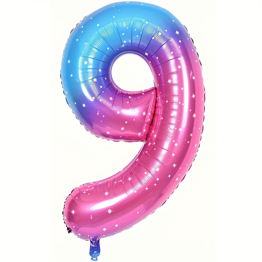 40-inch Colorful Starry Sky Number 0 Balloon - Perfect For Birthdays, Anniversaries & Celebrations - Durable Aluminum Film, No Power Needed, Halloween Decorations, Christmas Decorations