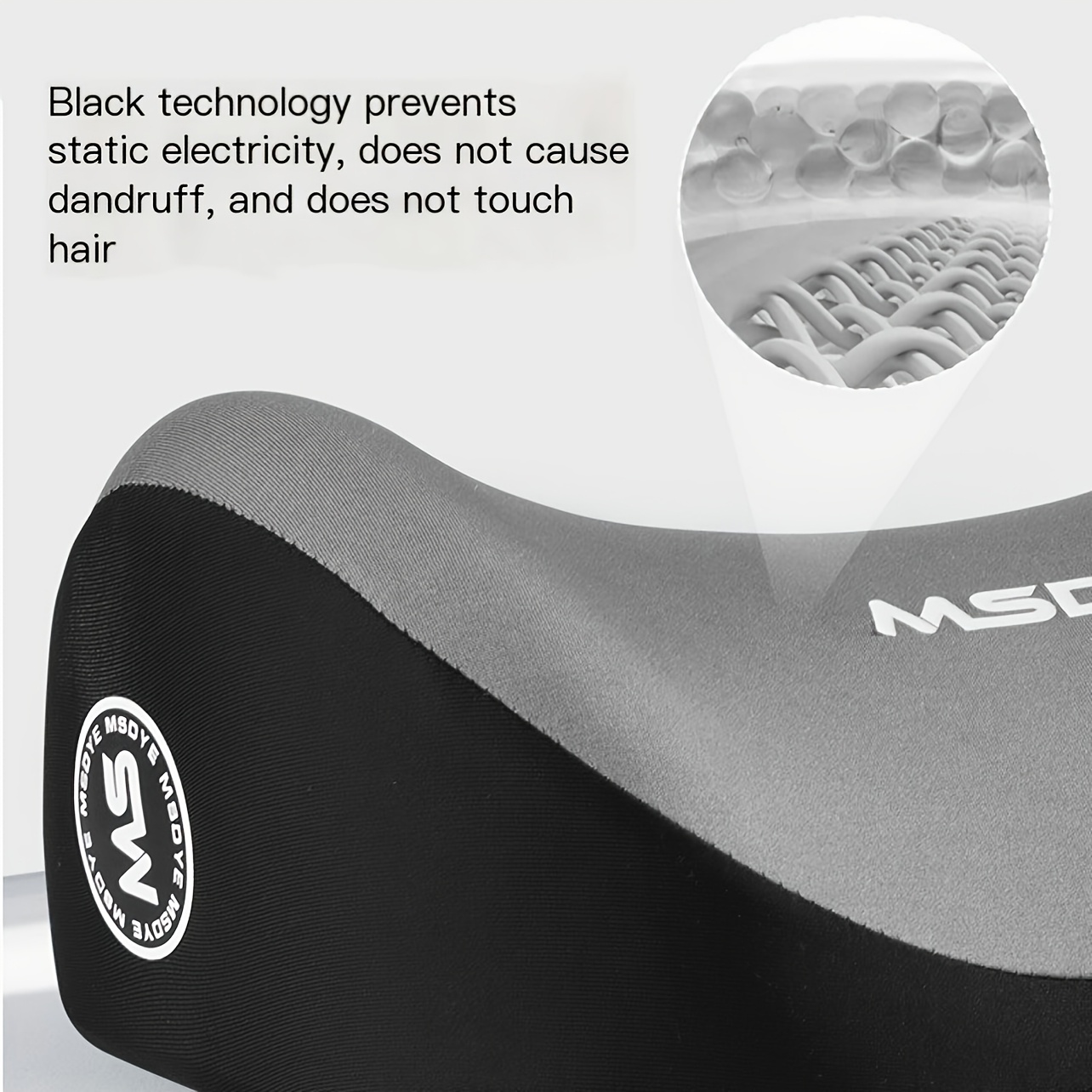 Car Headrest and Lumbar Pillow Memory Foam Set, Car Neck Pillow Cover, Car Seat Back Cushion, Driver Lumbar Support, Comfortable