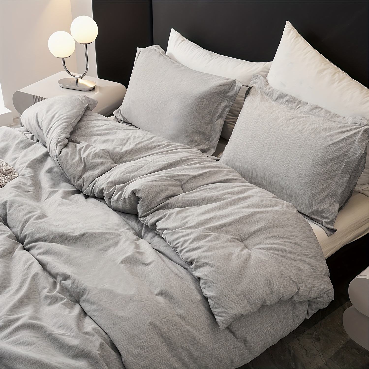 

Downcool All Season 2/3 Pieces Bedding Comforter Sets, Cationic Dyed Bed Set With Comforter & Pillow Sham