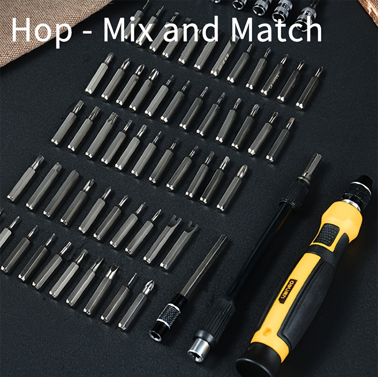 small screwdriver set magnetic screwdriver set including precision maintenance tool set suitable for glasses watches mobile phones notebook computers computers and toys wear resistant oxidation resistant and   resistant Product details 3