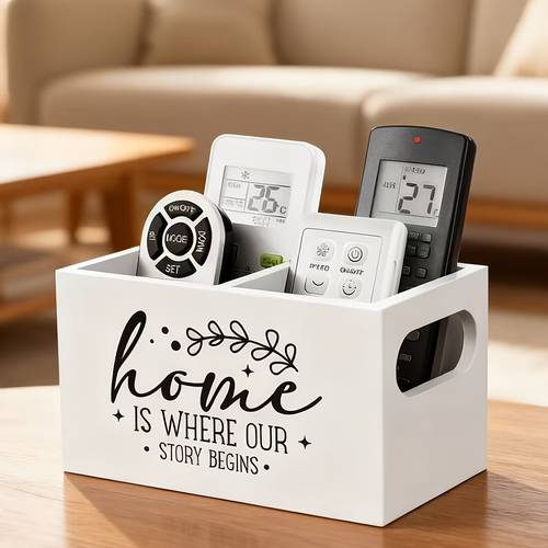 organizadora de escritorio para control remoto, teléfono, gafas, de almacenamiento para el hogar y , organizador de desorden, de almacenamiento simple negra para navidad, halloween, camping, uso doméstico, cestas de estante