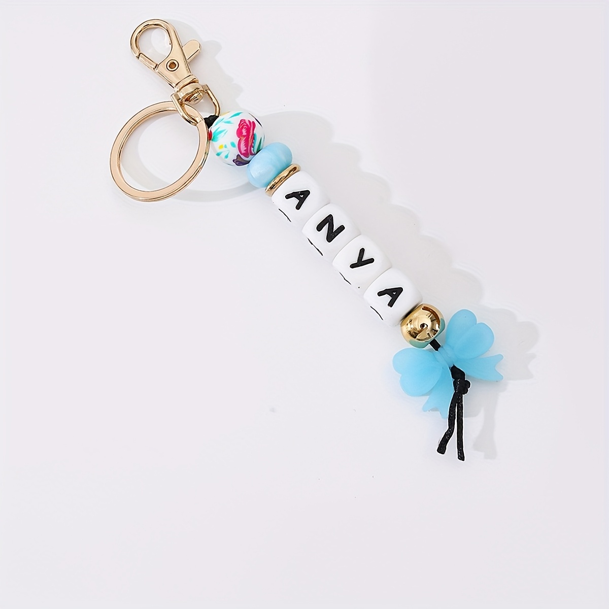 TEMU 1 Personalized Custom Silicone Keychain | Print Custom Name Keychain | Cute Animal Pattern Fashion Bag Additions, Suitable As A Gift For Or