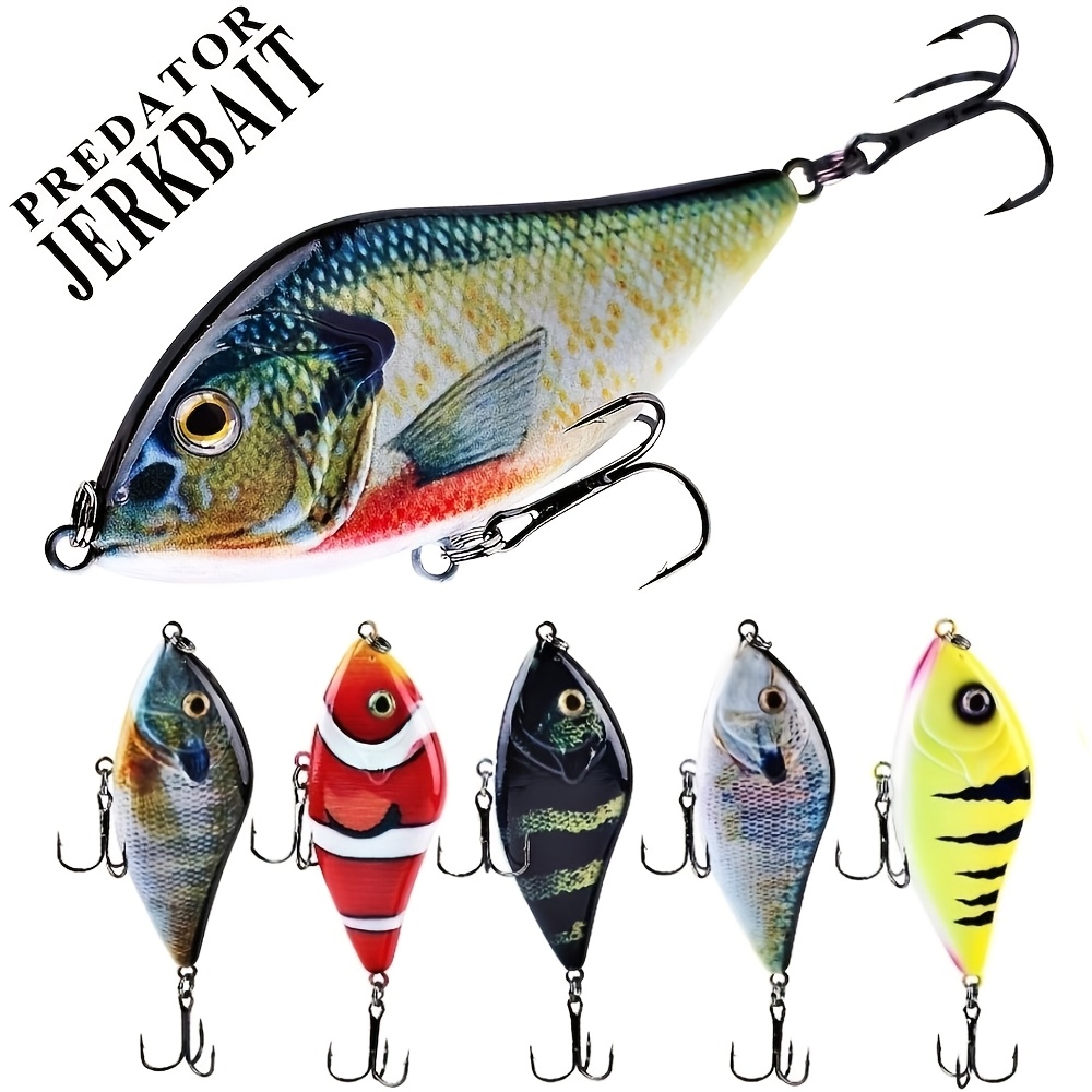 

1pc Of 4 Inches, 45 Grams High-quality Artificial Hard , Pike Lure, Jerkbait