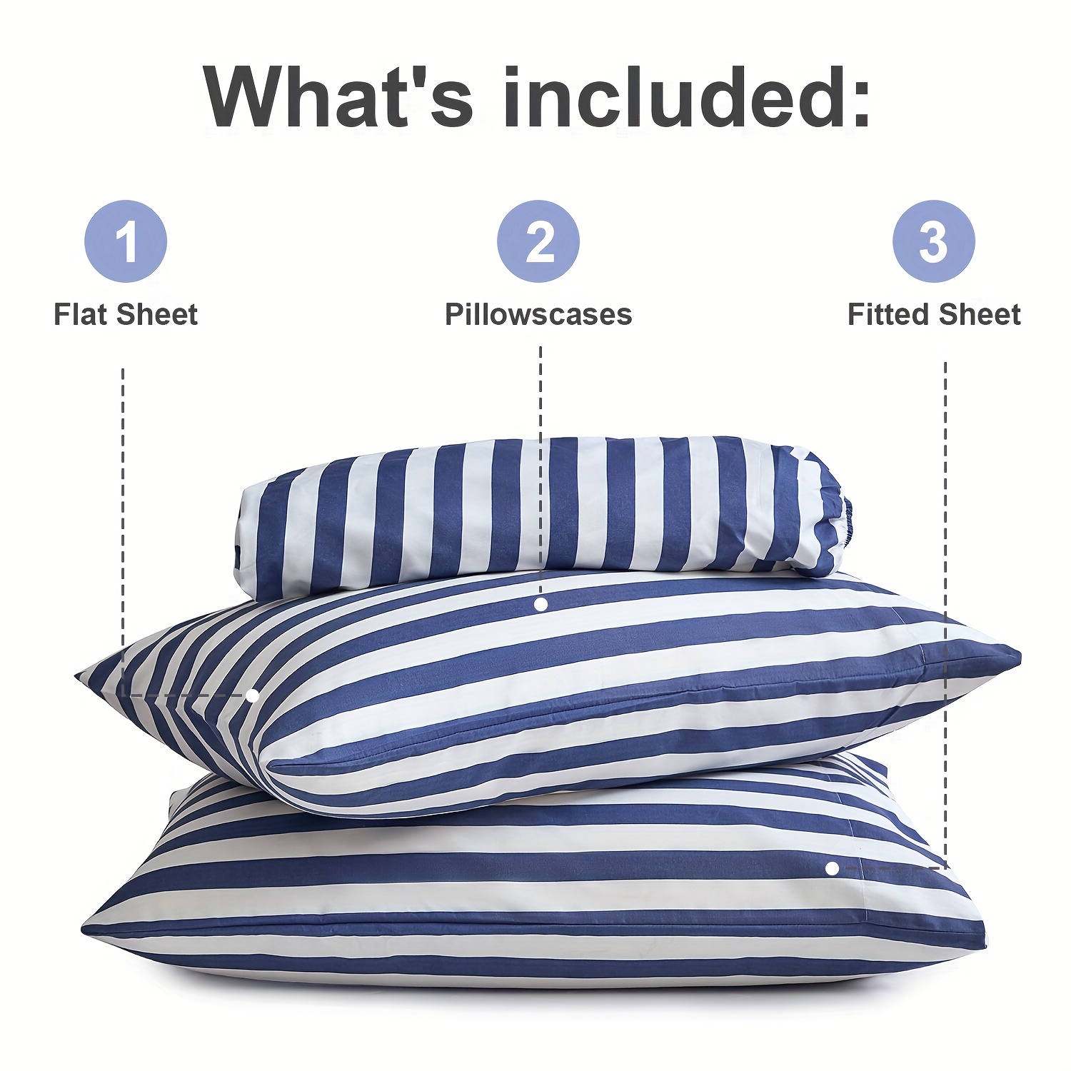 2 Sets Of 4pcs Bamboo Cooling Bed Sheets Sets - 14" Deep Pocket, Hotel Sheets - , Deep Pockets, , Wrinkle Free, Perfect Gift For Halloween, Christmas, And New Year