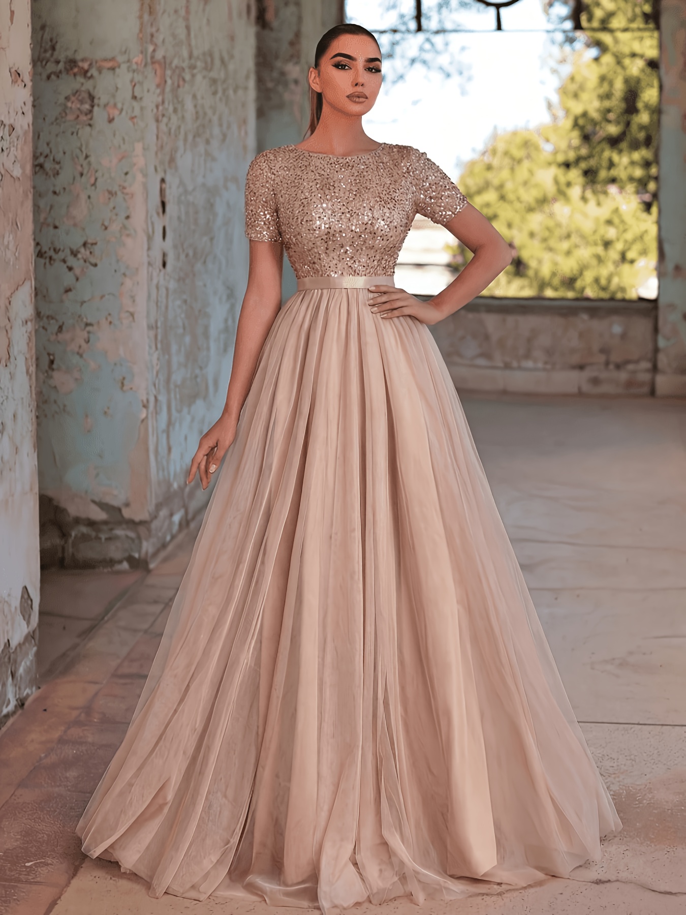 satin green dress long Lulus | Emerald Sleeve Maxi | Womens | XX-Small (Available in XS) Feminine midi dress with sleeves main image 1
