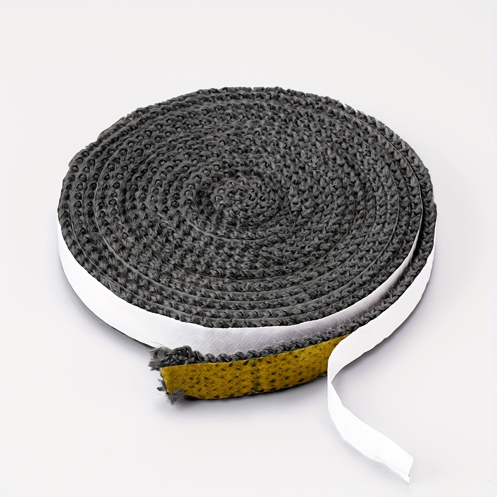 high temperature resistant fiberglass fireplace   tape self   10 15mm wide 2m   length black gasket for wood stove doors details 4