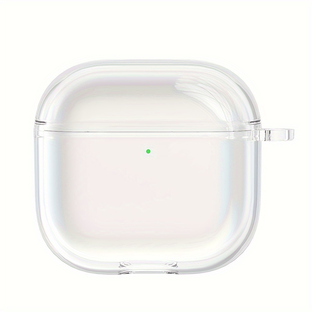 TEMU Fundas Transparentes CHEEMAK de TPU para Apple Airpods 4 - Cubierta Protectora Duradera para Auriculares: retailer-supplied image