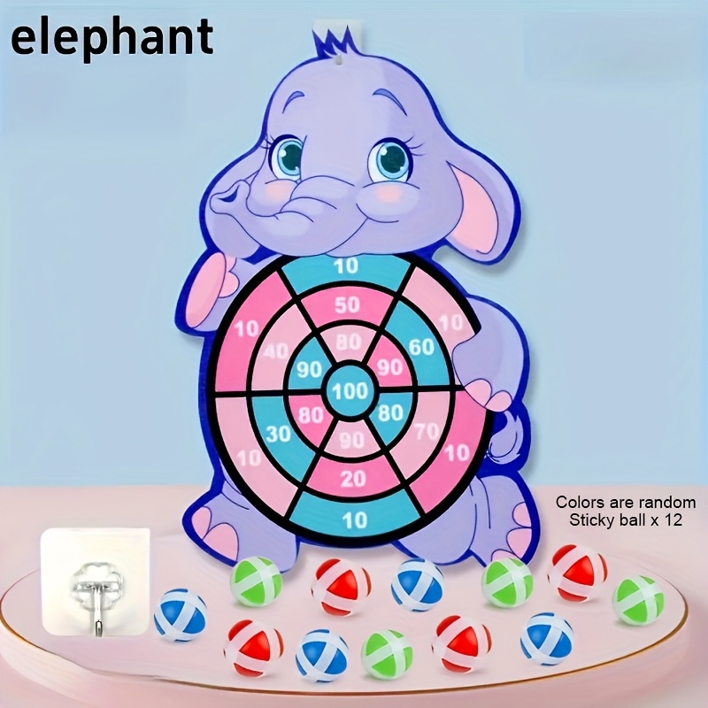 Set Kleurrijke Olifant Kleverige Bal Toss