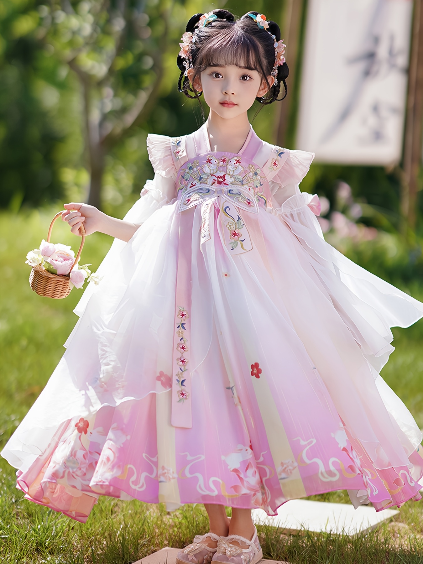 traditional hanfu princess dress girls elegant chinese style - Temu Pakistan