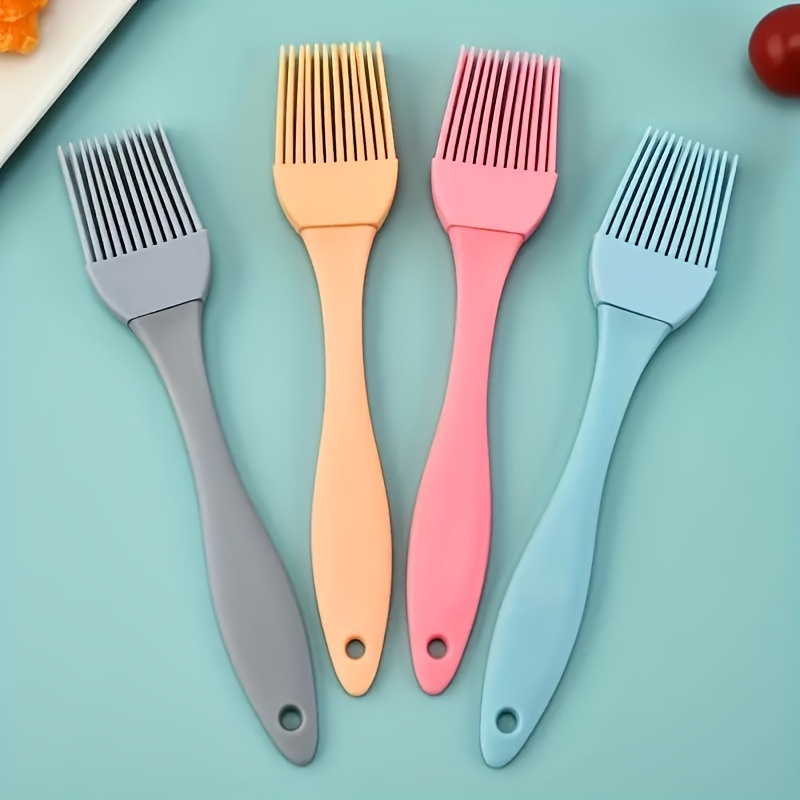 

1 Piece Silicone Oil Brush, Household Seasoning Brush, Split Type Oil Brush, Kitchen Edible Oil Brush, Barbecue Brush