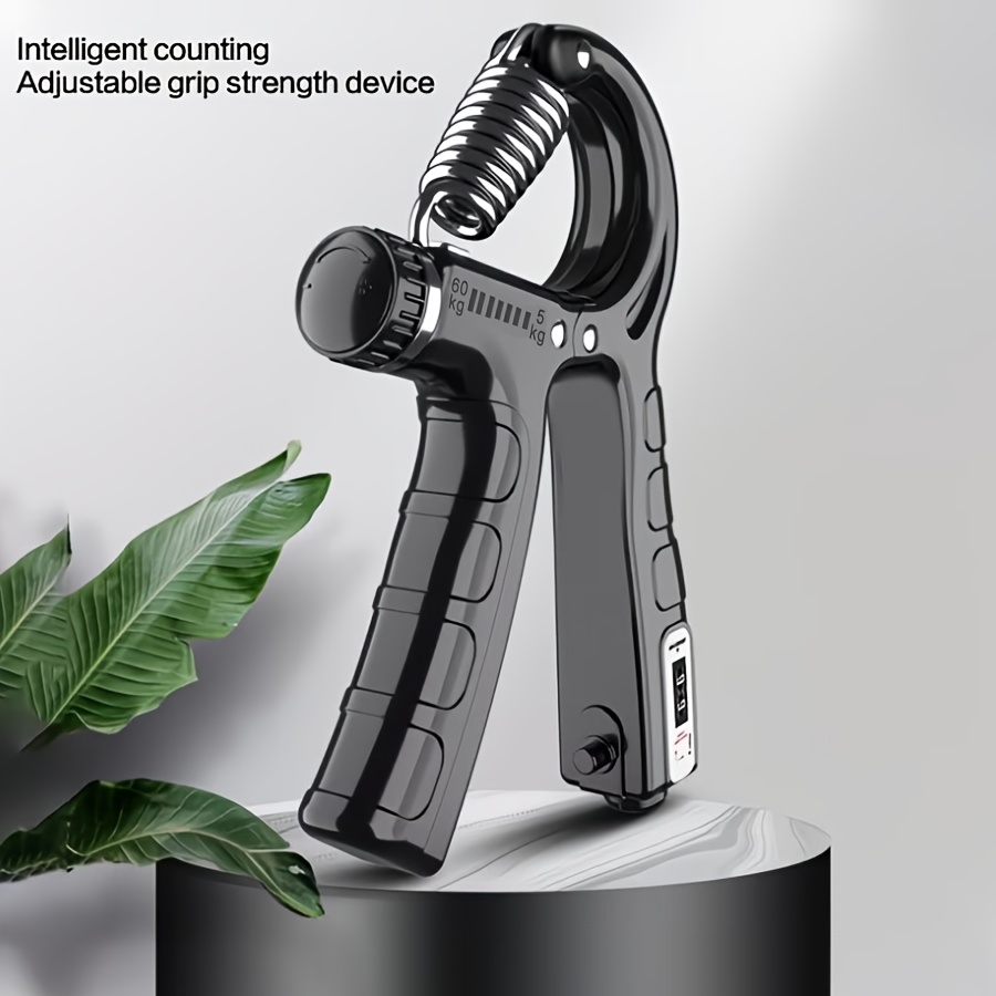 heavy duty adjustable hand gripper suitable for fitness 5 60kg 10 100kg strength training with weight settings hand forearm muscle builder for gym wrist   pull weightlifting full body workout equipment Product details 5
