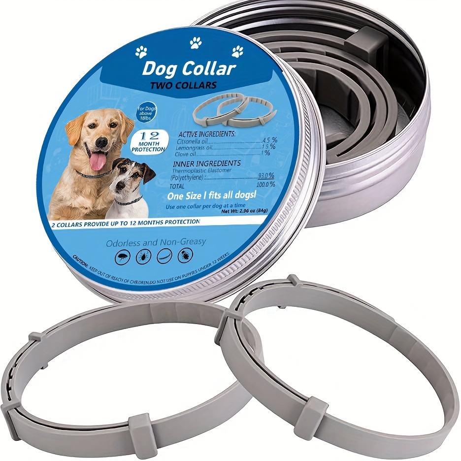 TEMU Collar For Dogs, Dogs Collar, 12 Months Protection, Adjustable Collars , Effectively.