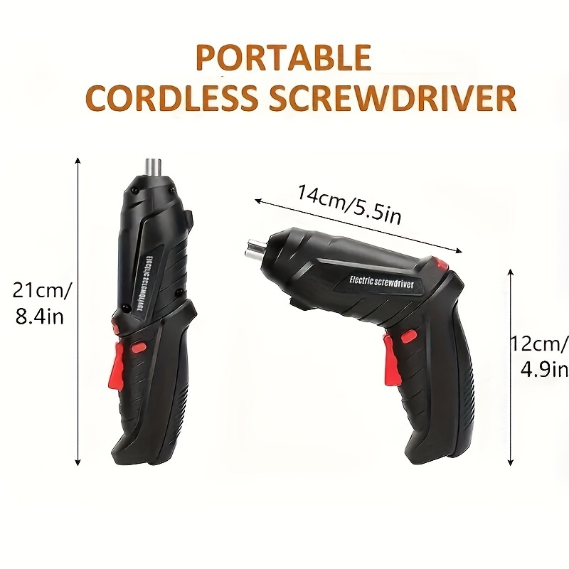 Electric Screwdriver Cordless Electric Screwdriver Kit Temu