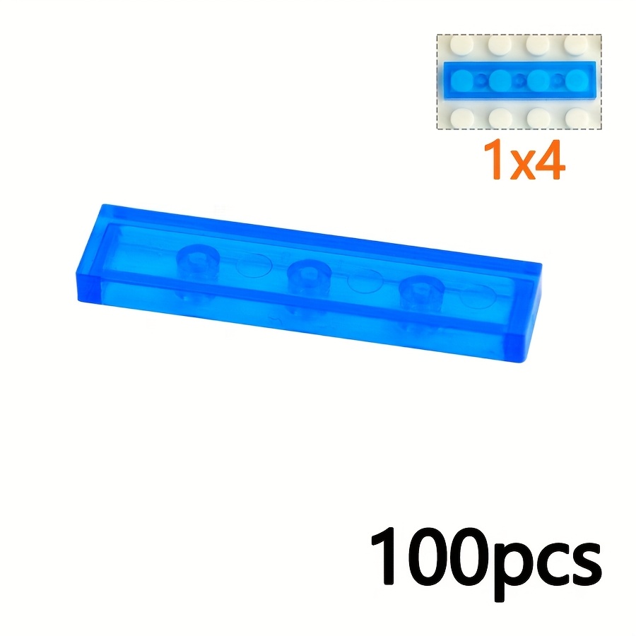 Clear Smooth Bricks & Tile Building Blocks