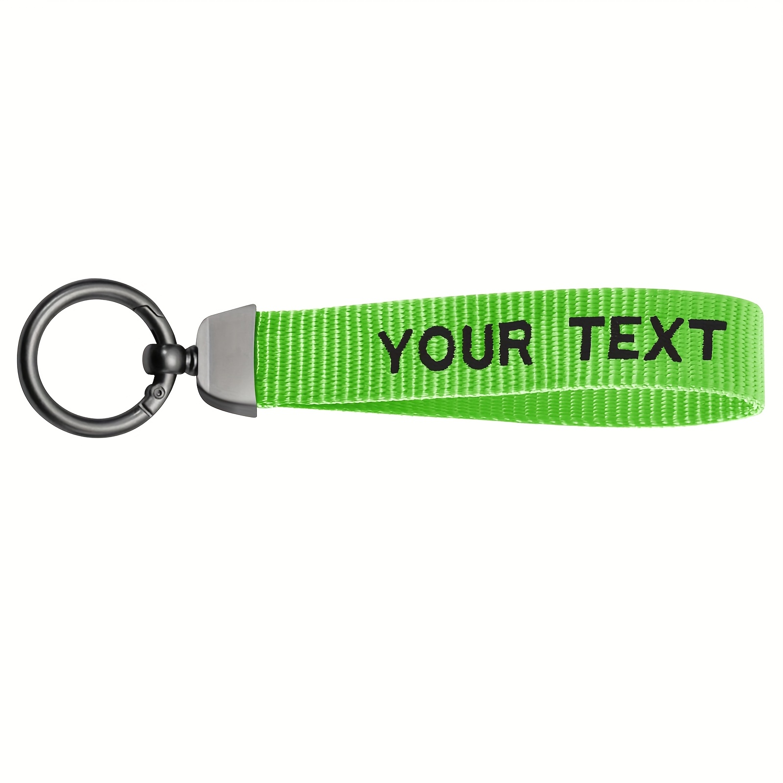 E-shop 2D (Anpassung) Nylonband mit Metallschnalle Schlüsselanhänger Lanyard Namensschild Kofferanhänger Taschenanhänger Anti-Verlust Personalisierte