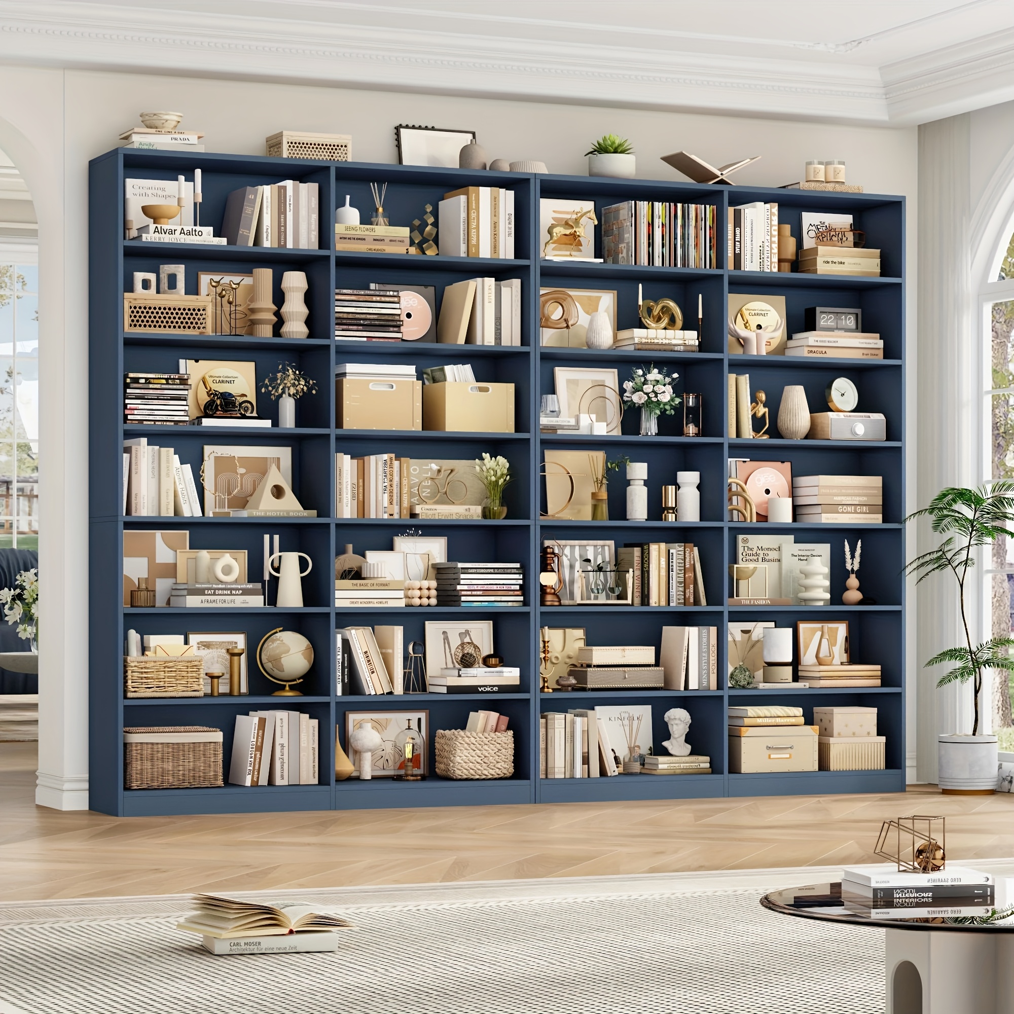FULTRU 7-Tier Bookshelf | 83.6" Tall Heavy-Duty Bookcase