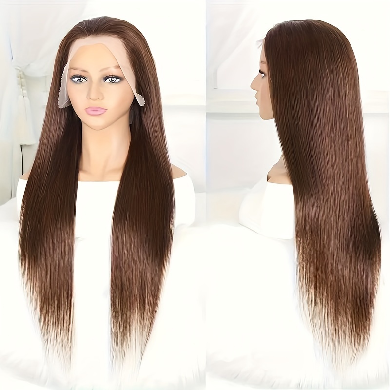 200 4 Straight Wig 4x13 Lace Frontal Human Hair Wigs Temu