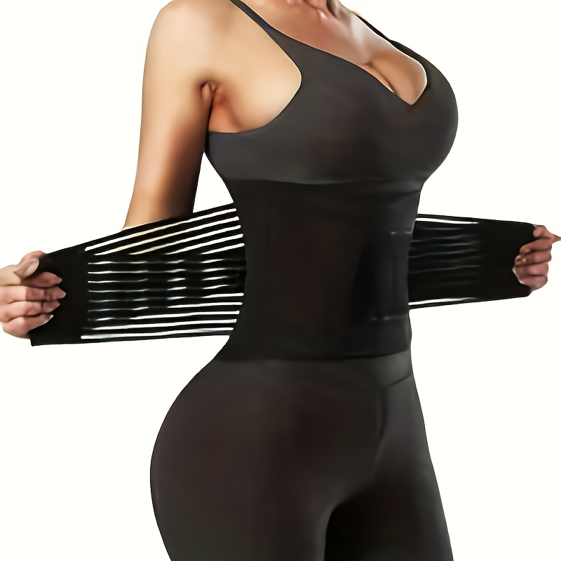 Adjustable Elastic Waist Support Belt Tummy Control Corset Fitness Abdominal Binder Waist Cincher Girdle