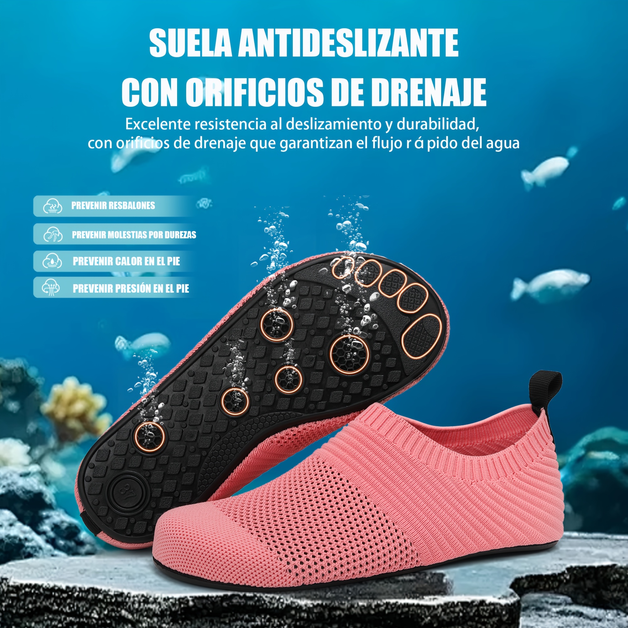 Women's Thickened Wide Toe Wading Water Shoes