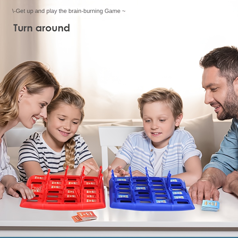 Educatief Redeneer Logica Speelgoed Bureauspel Kaarten voor het Raden van Karakters in een Twee-Speler Interactieve Gevecht