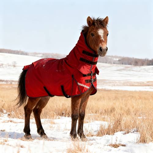 Artikelbild . 1200d winter dicke pony ebekleidung mit nackenwärmer, frostschutz, warm, kurzhaar plus pony pflege decke