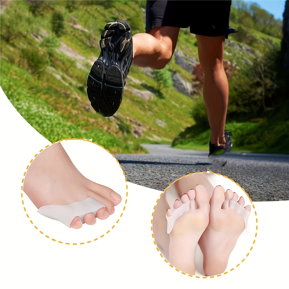 1 Pair Gel Toe Separators for Third to Fifth Toes