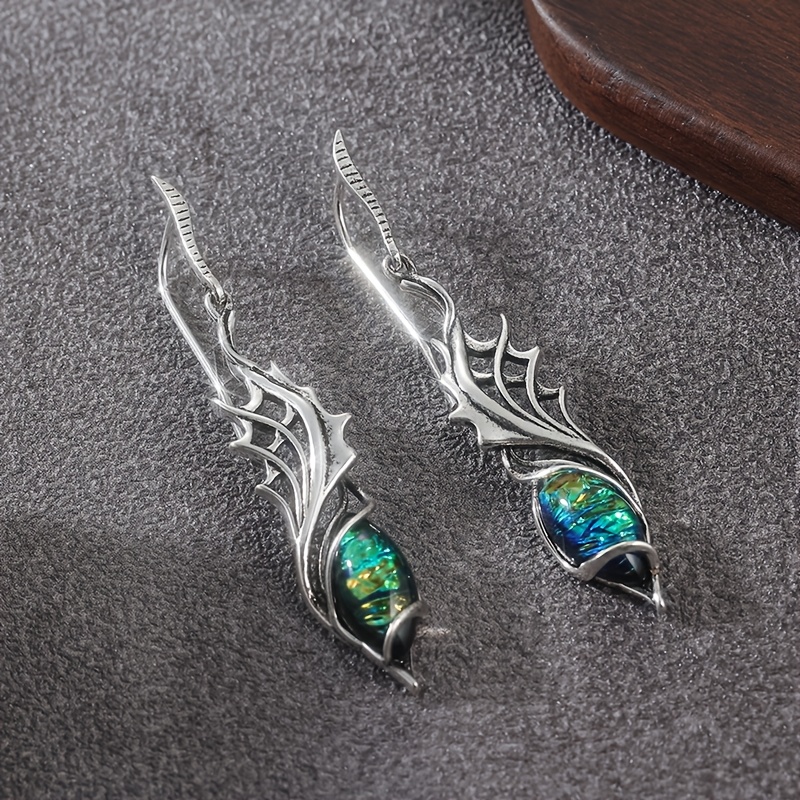 Image of Dragon Hanging Earrings For Women With Irregular Pattern Trendy Female Earrings Daily Wear Party Jewelry