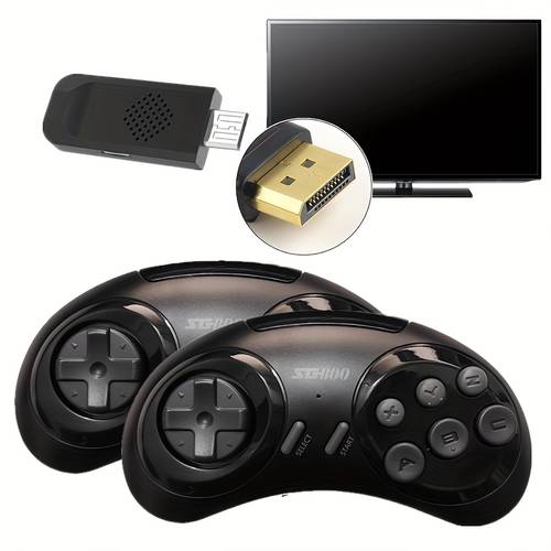 retro stick 3 1 and 2 wireless controllers extreme mini plug and play game console for tv