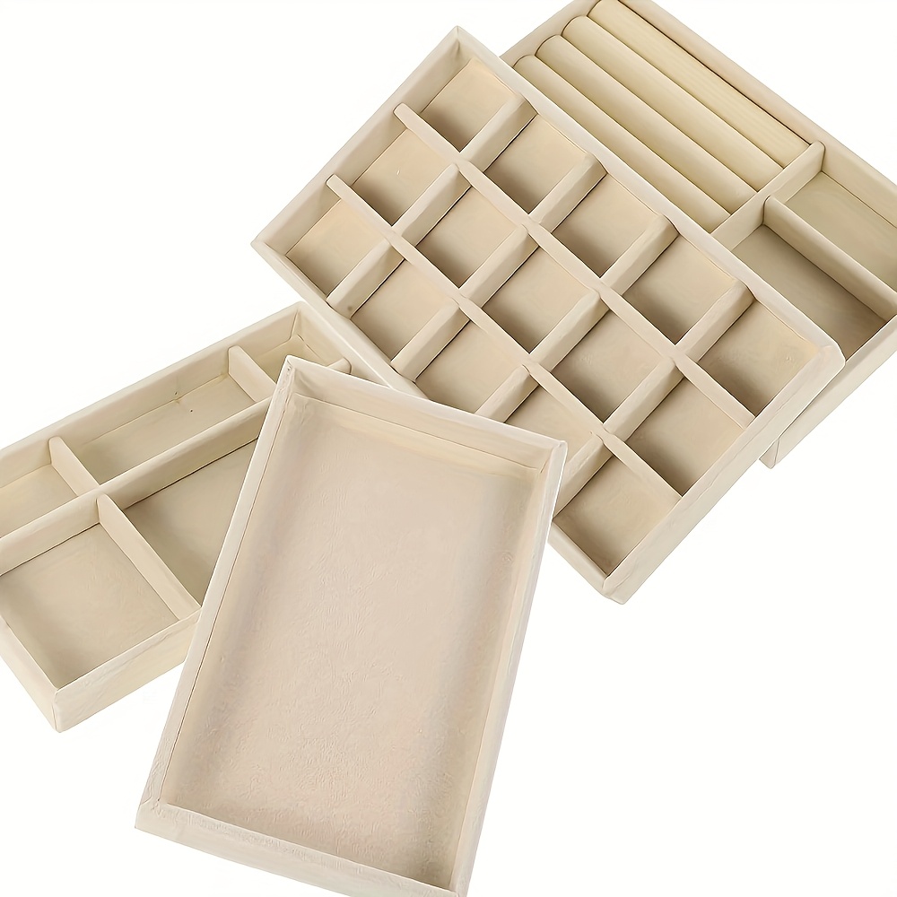 Drawer-Style Jewelry Tray for Earrings and Rings